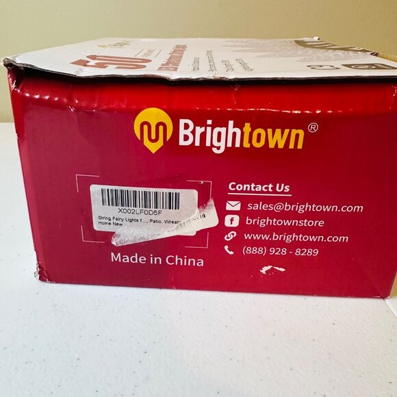 50 LED bulbs Pure White Christmas String Lights Indoor and Outdoor String Lights - Picture 5 of 8